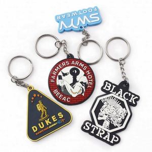 Customised Pvc Rubber <b>Keychain</b> Logo 2D /3D Free Samples Promotion Gifts <b>Custom</b> Logo Soft PVC Keychains - Product Image 1
