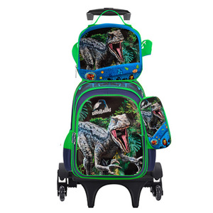 Sac à dos unisexe 3D transfrontalier pour école primaire, ensemble trois pièces, coque rigide en nylon, motif dessin animé, grande capacité - Product Image 4