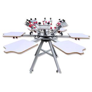 Octopus 6 Color 6 Station Impresora de pantalla manual para serigrafía de ropa <span class=keywords><strong>Pulpo</strong></span> De Serigrafia - Product Image 3