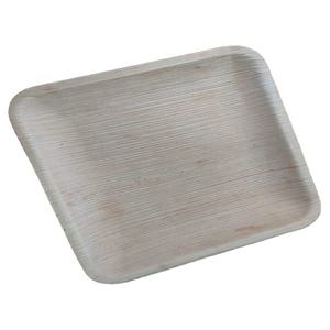 Assiettes et bols de vaisselle jetables écologiques de qualité supérieure en feuille d'areca avec motif végétal gravé du vendeur - Product Image 1