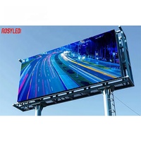 Écran LED extérieur étanche ROSYLED P8 P10, panneaux d'affichage LED, publicité numérique, écran LED fixe extérieur