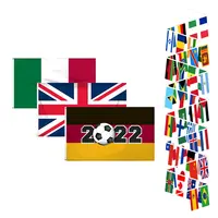 표준 폴리 에스테르는 3x5 FT 세계 국가 깃발, 세계의 국기, 2022 카타르 축구 게임을위한 국가 깃발을 만들었습니다.