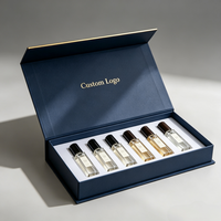 Boîte d'emballage de parfum personnalisée, coffret cadeau de luxe avec insert remplaçable, impression à l'encre de soja, vente en gros OEM