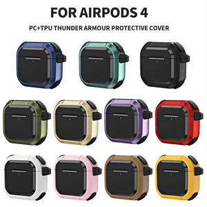 Para <span class=keywords><strong>Airpods</strong></span> Pro <span class=keywords><strong>2</strong></span> con llavero, funda deportiva, carcasa de cuerpo completo, protección dura para auriculares, funda para Airpods4 3 - Product Image 5