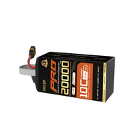MSDS UN38.3 20000mah 47.4V Baterai LiPo Semi Solid 10C Pengosongan Tinggi untuk Beban Berat Industri Pertanian Drone Pelatihan UAV