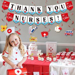 Palloncini in Lattice e Striscione di Carta per la Festa dei Medici e Infermieri, Decorazioni per Feste di Laurea - Product Image 5