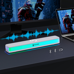 SADES Posevolt Soundbar per Gaming con Luci RGB, Design Portatile, Supporto Connessione Cablata e Aux - Product Image 2