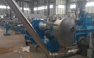 Machine de fabrication de granulés de PVC, extrudeuse à deux étages