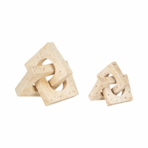 Statuetta in resina geometrica dal design moderno e sagomato per l'arredamento di casa e ufficio - Product Image 6