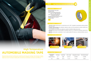 Jinghe Meilleure vente de ruban de masquage de <span class=keywords><strong>peinture</strong></span> de voiture simple face 18mm/48mm papier crêpe longueur 50m avec adhésif en caoutchouc pour supérieur - Product Image 6