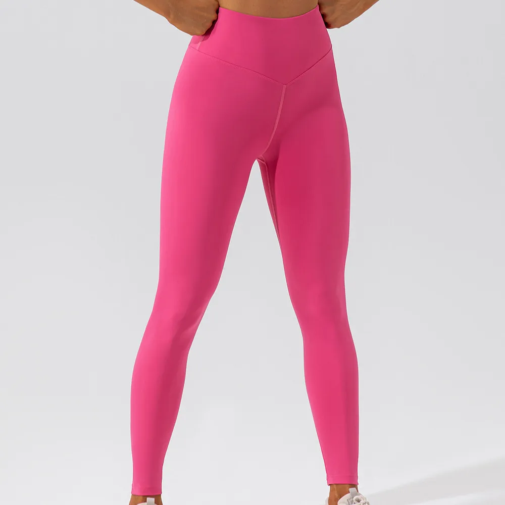 2023 custom logo buttery soft High Waisted lulu align Yoga Leggings Women tight pants for Athletic Running Leggings