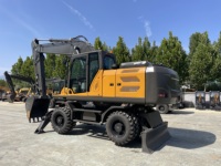 Cummins Motorlu, Yüksek Kazı Gücüne Sahip, Yükselen Kabinli, Özelleştirilebilir, 21 Tonluk Tekerlekli Taijin Ekskavatör, Doğrudan Üreticiden