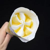 Helado de Frutas Crujiente al por Mayor Directo de Fábrica, Helado de Múltiples Sabores de Frutas, Cono de Waffle, Fabricante de Helados Congelados