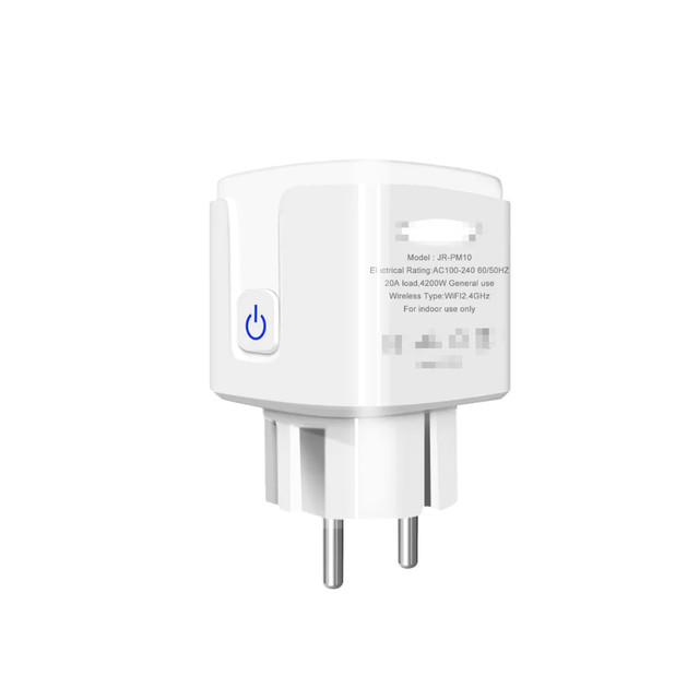 20A 220V Tuya EU Mini Wireless Smart Power Plug Socket Alexa & Google Home Compatible Energy Monitor
