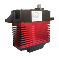 Servo sin escobillas ZY-800HV de 800 kg con codificación magnética CAN UART 28V, carcasa 7075, ranura para llave y eje estriado para robótica RC a escala gigante