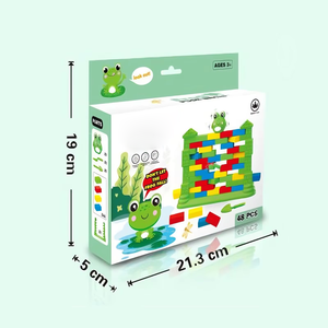 Offre Spéciale : Jeu d'Équilibre Mural DIY Grenouille à Pousser, Ensemble de 48 Pièces, Jeu de Société Éducatif, Jouet de Table Interactif pour Enfants et Famille, Amusant - Product Image 5