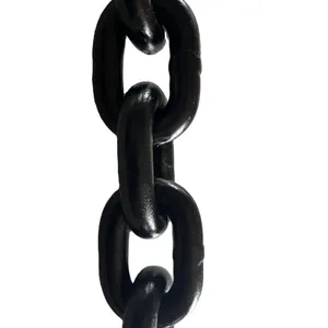 G80 G100 Link Chain Lifting Chain 14mm Blacken Alloy Steel Short Link Lifting Chain