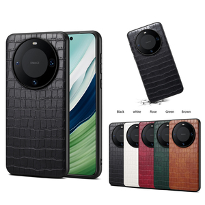 Étui de téléphone antichoc en similicuir crocodile de qualité supérieure Denior, compatible avec la charge sans fil, compatible avec les séries <span class=keywords><strong>HUAWEI</strong></span> Mate80 70 60 P80 P70 - Product Image 1