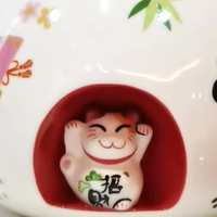Ensemble mignon en céramique de bouilloire de théière de forme de chat d'Odm et d'OEM pour le fournisseur à la maison de restaurant