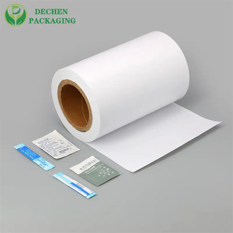 one side coated pe laminated sugar sachet packing paper to pack sugar stick
