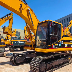 Excavatrice Caterpillar CAT320B d'occasion en provenance du Japon, type chenille, avec composants principaux, état d'occasion, importée à Shanghai - Product Image 2