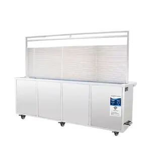 Machine de nettoyage de stores à ultrasons industriel, réservoir de rinçage, nettoyeur à ultrasons