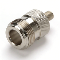 Connecteur coaxial RF droit à sertir de type N femelle en laiton pour câbles LMR240 4D-FB RG8X