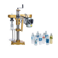 Machine de capsulage de bouchon à vis de capsuleuse de bouteille en plastique cosmétique semi-automatique pour le gel douche de shampooing