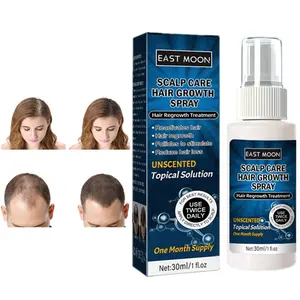 Spray de croissance des cheveux pour soins du cuir chevelu personnalisé pour hommes et femmes spray anti-chute pour follicules personnalisés spray stimulant la repousse des cheveux