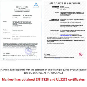 Mankeel Steed-Bicicleta Eléctrica En17128 UL2272 para adulto, potente, almacén de la UE - Product Image 2