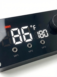 ตัวควบคุมเตาปิ้งย่างแบบดิจิตอล PID พร้อม WiFi - ช่องเสียบหัววัดอุณหภูมิเนื้อ 3 ช่อง - Product Image 5