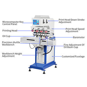 曲面高精度操作简单气动墨斗工作台油杯式四色移印机 - Product Image 6