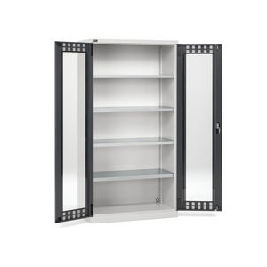 Gabinete de taller Fami Perfom 1023x640x2000mm con puertas abatibles de policarbonato y 4 estantes - Product Image 1