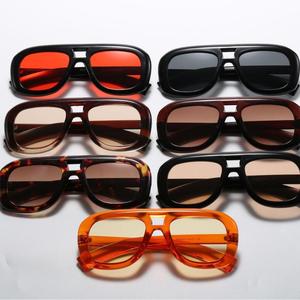 Large-<b>framed</b>, simple <b>sunglasses</b>, European and American <b>sunglasses</b>, fashionable, vacation, versatile, retro, trendy, street - Product Image 4