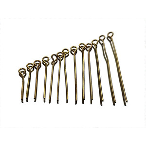 Alfileres de joyería con forma de ocho, chapados en hierro, varios colores, para abalorios, accesorios de bricolaje, venta al por mayor, 1 Jin por bolsa - Product Image 4