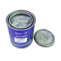 Peinture automobile acrylique chromée 1K 2K personnalisable en couleur, accessoires de revêtement automobile en métal, peinture automobile en spray