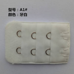 Extension de soutien-gorge en acier inoxydable de bonne qualité 3 2 3 2 3 2 2 3 rangées 2 attaches attaches Faste - Product Image 6