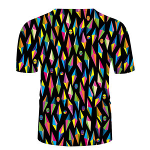 เสื้อยืดสั่งทำพิเศษ ผ้าสแปนเด็กซ์คอตตอน 100% คุณภาพสูง ขายส่ง เสื้อยืดซับลิเมชั่น - Product Image 3