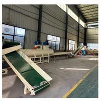 Système complet de recyclage du plastique Ligne de production d'équipement de production de broyage et de nettoyage de déchets de bouteilles en PET