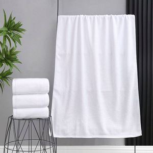 Serviette de toilette d'hôtel en coton 100 % biologique en gros - Design tricoté brodé avec logo personnalisé, ensemble de serviettes de salon - Product Image 1