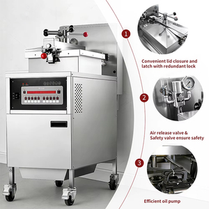 Nueva Freidora a Presión de Pollo Henny Penny Computron 8000 a Gas y Eléctrica, Acero Inoxidable 304 de 25L para Restaurantes de Comida Rápida Tipo KFC - Product Image 2