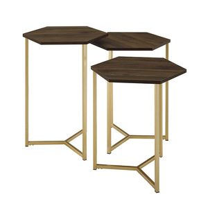 Juego de mesa y mesa auxiliar de diseño personalizado, mesita de noche ideal para Instagram, mesa de té para balcón, mesa esquinera, mesa para ventana. - Product Image 3