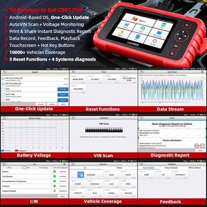 Nouveau 2023 : Analyseur de moteur automobile OBD2 CRP129X pour plus de 40 marques de voitures, 12-24V, outil professionnel de haute qualité, garantie 12 mois - Product Image 2