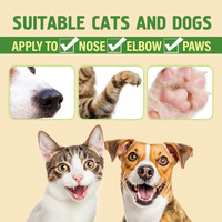 Baume pour pattes de chat et de chien, bâton naturel, sûr à lécher, protecteur de baume pour pattes de chien, plus lisse, hydratant pour les pattes, le nez, les coudes fissurés, secs et endommagés