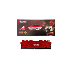 Ramsta Sky Wolf alto rendimiento RGB <span class=keywords><strong>RAM</strong></span> DDR4 con memoria para Juegos <span class=keywords><strong>4GB</strong></span> 16GB 32GB ECC 2666Mhz 3200Mhz SO-DIMM para ordenador portátil en Stock - Product Image 1