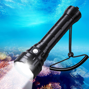 Công suất cao Diver literna Dive kim loại ánh sáng không thấm nước dưới nước đèn 3 * T6 sạc LED ngọn đuốc LED Scuba Diving đèn pin - Product Image 1