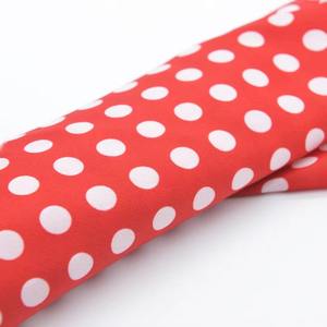 Patrón personalizado lunares impresión tela de gasa <span class=keywords><strong>por</strong></span> metros punto impreso moda tela de gasa para el vestido - Product Image 4