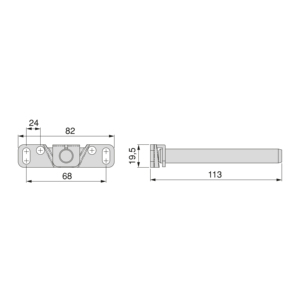 EMUCA 4015005 soggiorno Set di staffe a scomparsa in acciaio bianco zinco-placcato per miraggio mensola in legno - Product Image 6