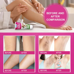 Crème dépilatoire pour le corps, les mains et les jambes à base de plantes de haute qualité avec des bienfaits nourrissants à la vitamine E 50G Durée de conservation de 2 ans - Product Image 4