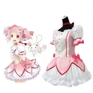 Disfraz de Anime Ecowalson, Peluca de Kaname Madoka, Disfraces de <span class=keywords><strong>Puella</strong></span> Magi Madoka Magica, Vestido Lolita Bonito para Mujer, Conjuntos Completos de Halloween - Product Image 6